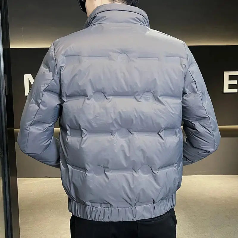 Men Short Lightweight Down Jacket Winter Warm Down