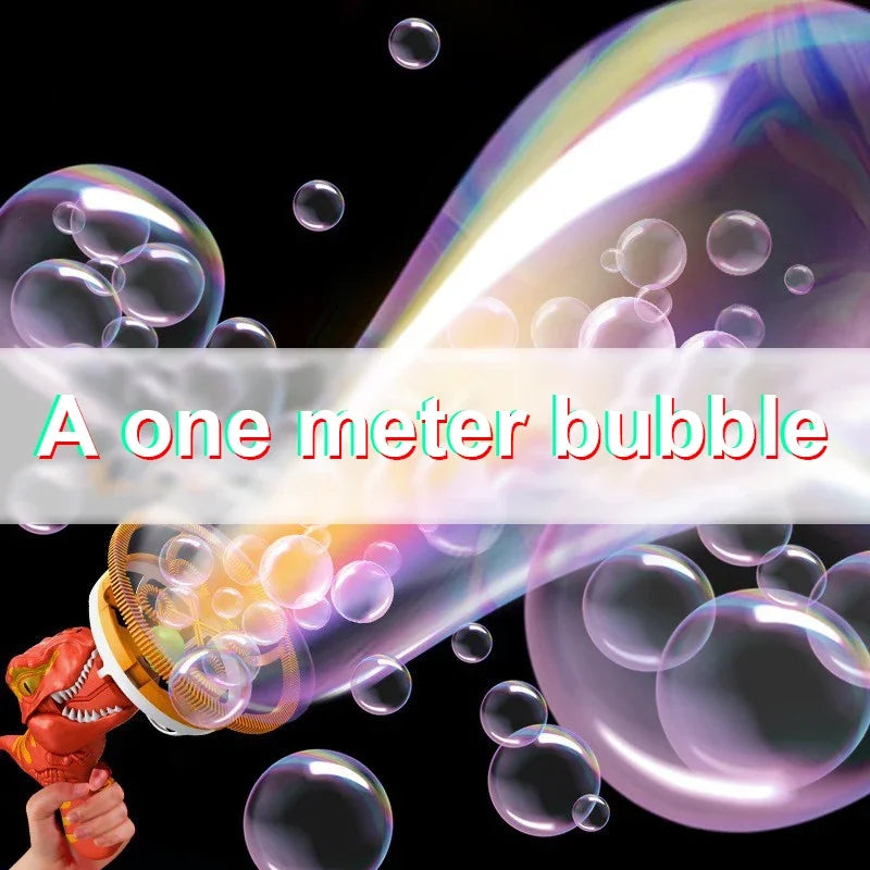 Automatic Bubble Machine Bubble Gun With Cartoon Fan