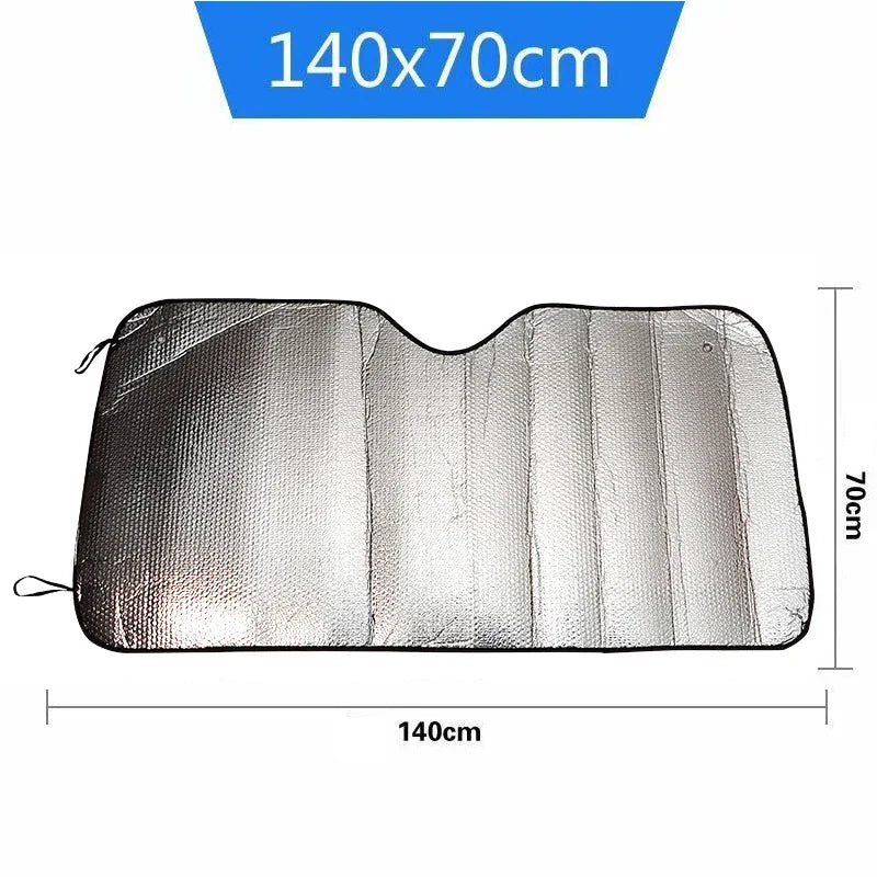 Car Front Window Sunshade UV Protection Retractable Shade Sun Protector Windshield Visor Cover Auto Curtain Sunshade Accessories