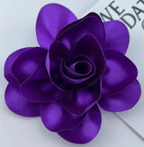 French 14cm Large Flower Brooch Fabric Handmade Accessories