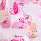 Flamingo Tableware for Birthday Decoration,Knife,Fork and Spoon,Dinner Set,Disposable