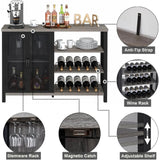 Liquor Cabinet Bar for Home, Rustic Home Bar