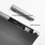 Slim 2.4G Wireless Keyboard with Touchpad Mouse Number