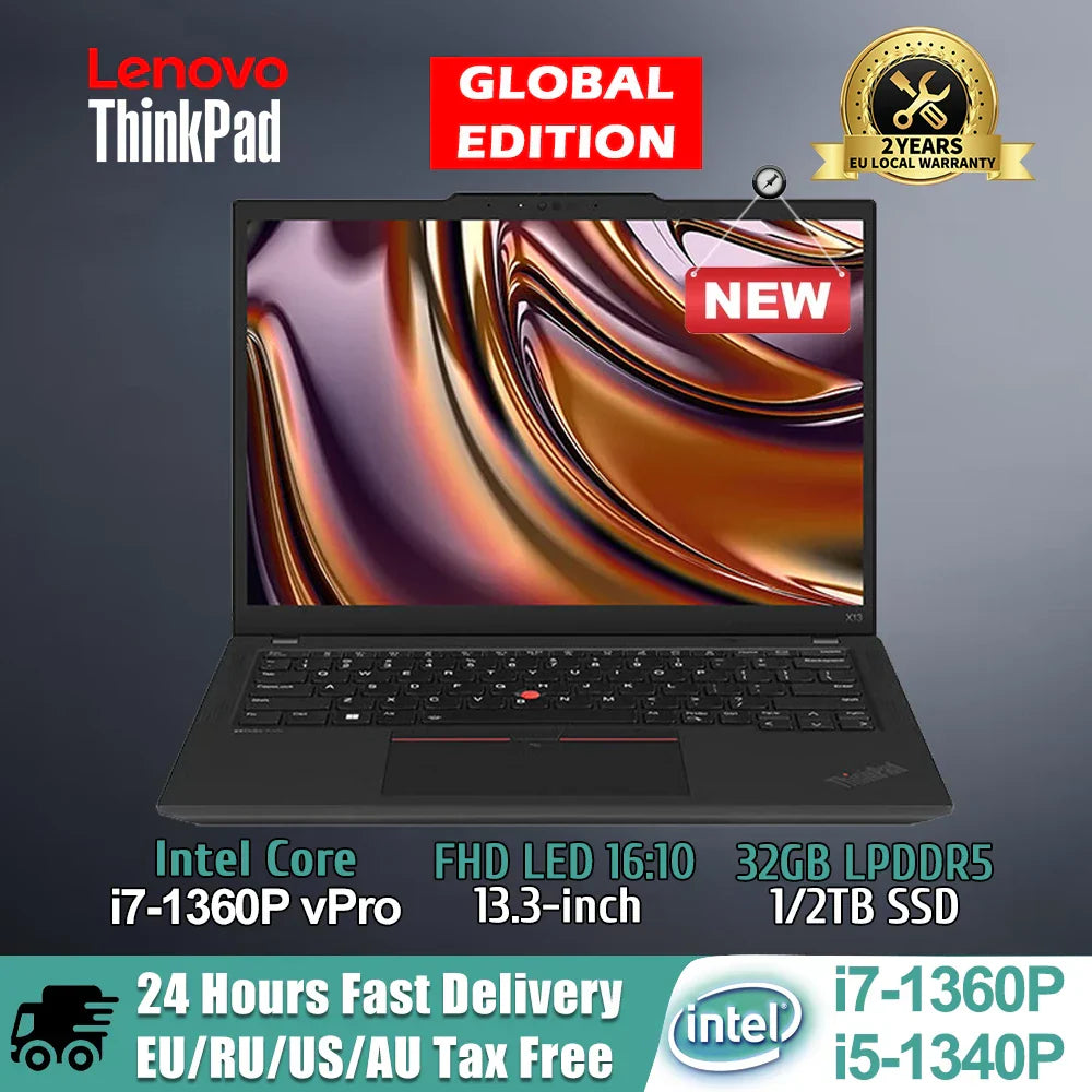 Lenovo ThinkPad X13 Laptop New Intel Core I71360P