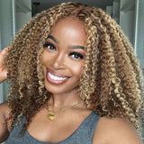 Ginger Lace Front Wig Human Hair HD Transparent