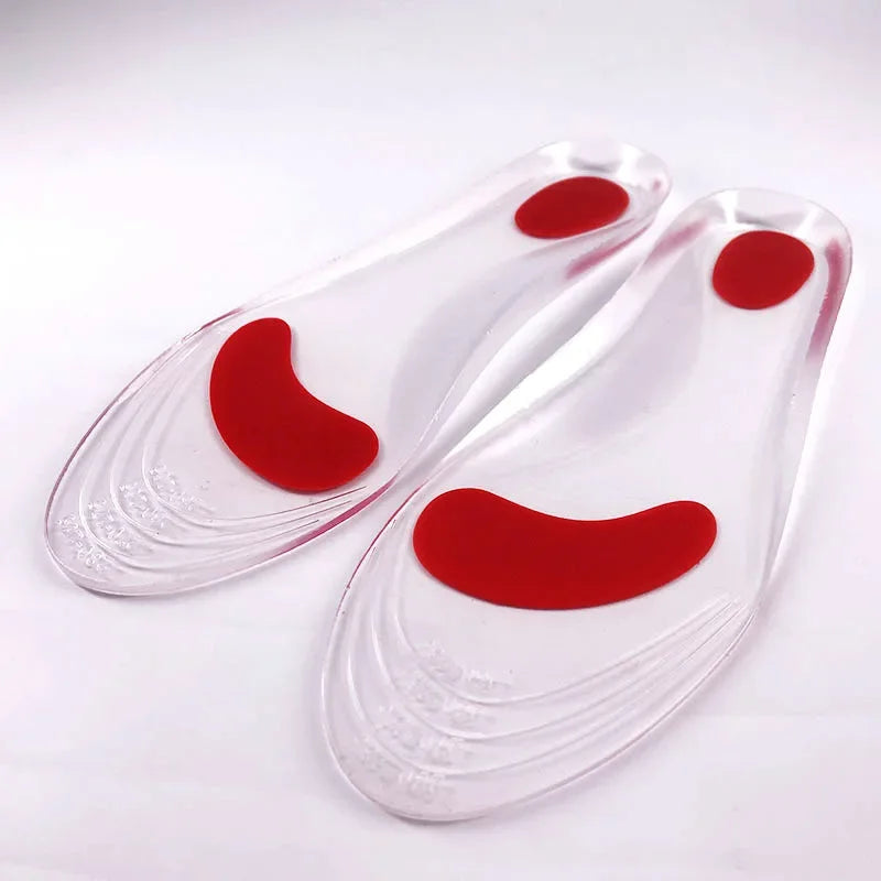 Elastic Medical Silicone Gel Insole Plantar Fasciitis Heel