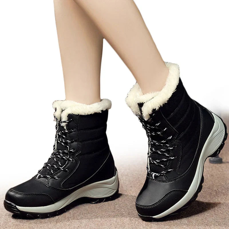 Women Boots Lightweight Ankle Boots Platform Shoes