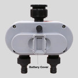 Two Outlets Garden Digital Electronic Water Timer Solenoid