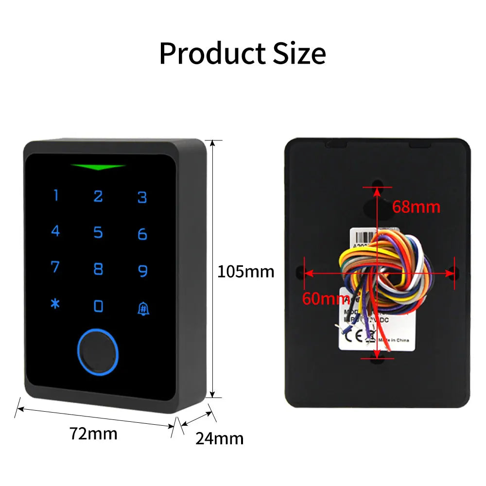 Tuya WIFI Fingerprint Access Control Kits Security Protection