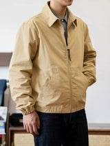 Red Tornado Lightweight Full-Zip Commuter Jacket Turn-Down Collar