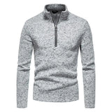 Warm Zipper Sweater Winter Jacket Solid Color High