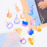 DIY Geometric Animal Shaped Earrings Silicone Mold with