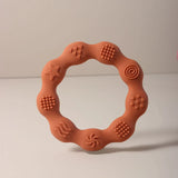 Cute Baby silicone ring teether Baby oral care