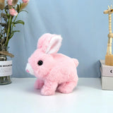 Electronic Plush Rabbit Toy Robot Bunny Walking Jumping