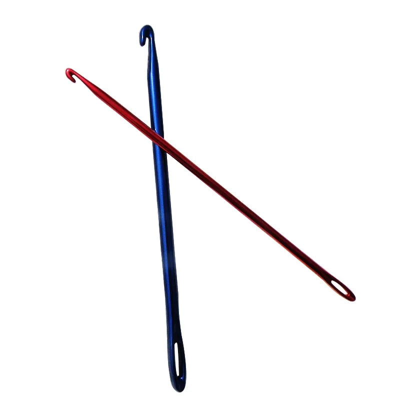 3PCS Aluminum Tunisian Afghan Crochet Hook Thread Needles