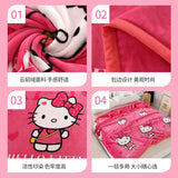 Hello Kitty Cartoon Blanket Kawaii Kt Cat Home