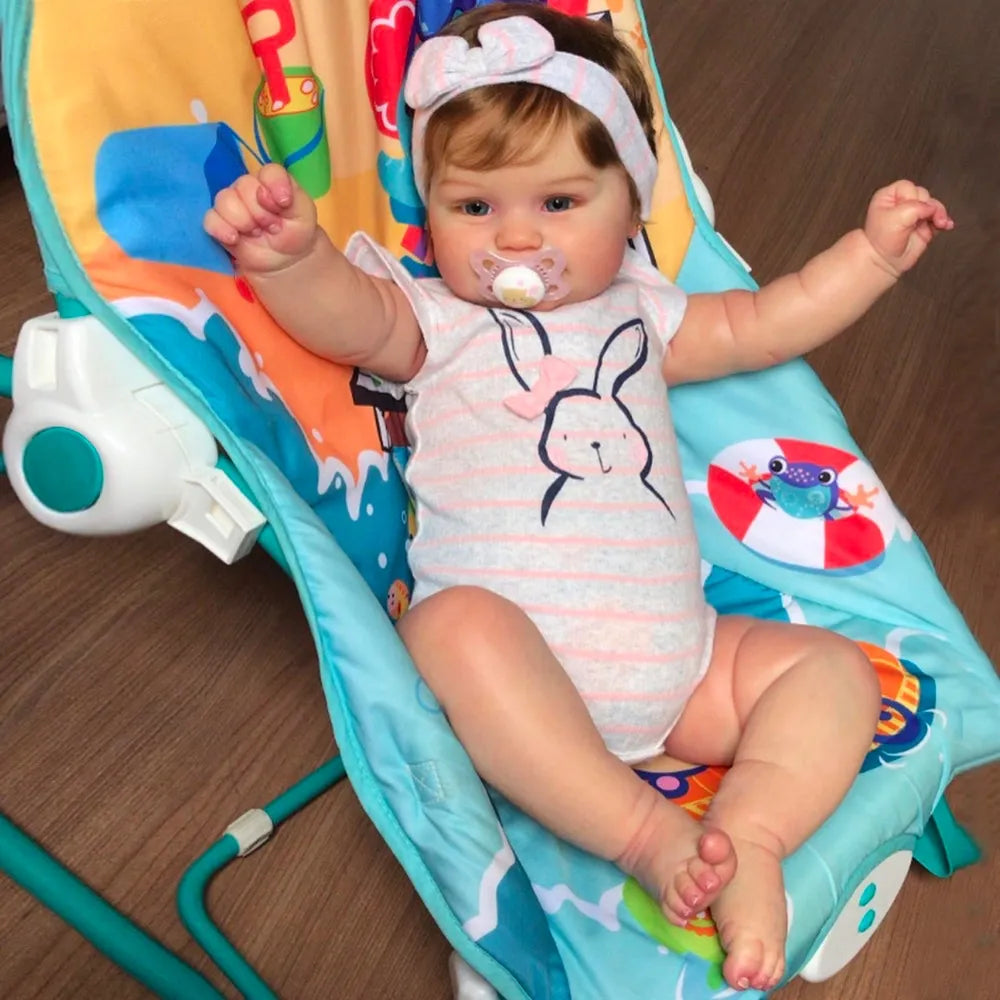 50CM Reborn Baby Doll Maddie Girl Hand-Detailed Painting
