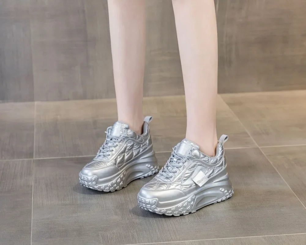 2024 Women's Casual Platform Wedge Sneakers