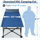 Folding Camping Cot, 79" L x 32" W