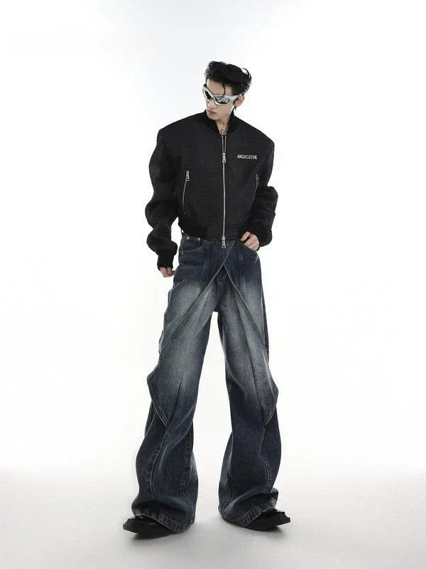 American Heavy Duty Distressed Jeans Men and Women