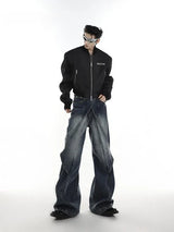 American Heavy Duty Distressed Jeans Men and Women