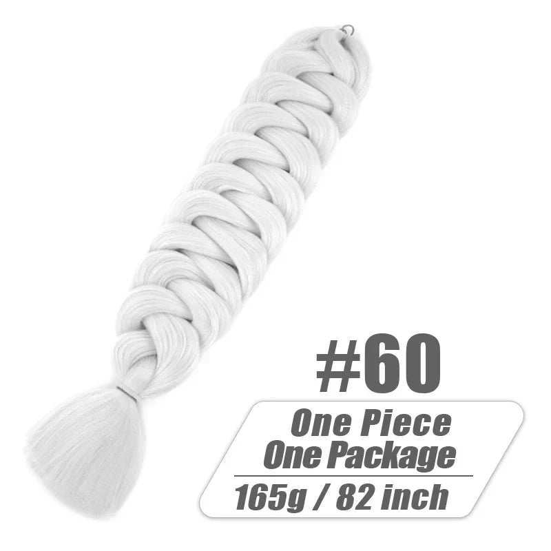 Wigundle 82 Inch Jumbo Braids Crochet Hair Extensions