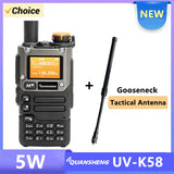 UV K58 Walkie Talkie 5W Quansheng UV-K6 Two