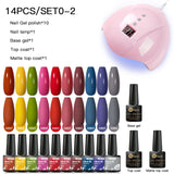 Mtssii 13/16Pcs Gel Nail Polish Set With 36W