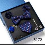 Luxury Quality Tie Set With Necktie Bowtie Pocket