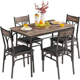 Dinette Table Dining Set for 4 Breakfast Nook