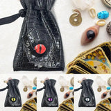 PU Leather Dice Bag Creative Dragon Eye Pattern