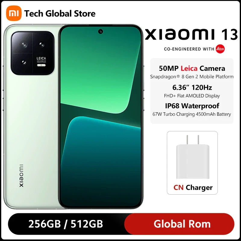 Global Rom Xiaomi Mi 13 5G Smartphone Snapdragon