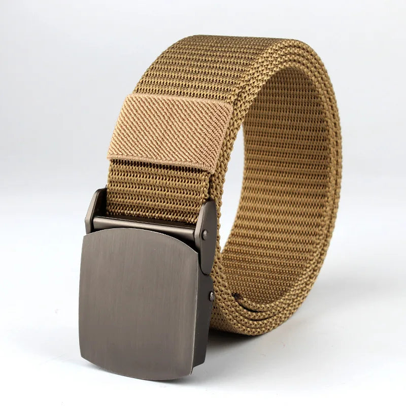 High Quality Belt Nylon Canvas Metal Automatic Buckle