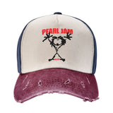 Baseball Cap Pearls Jam Rock Band Outfit for