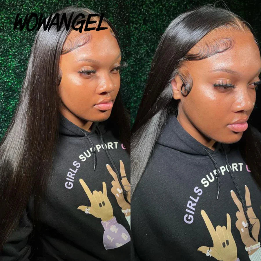 Wow Angel HD Full Frontal Wigs 36inch Straight