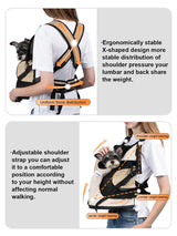 Puppy Kitten Travel Chest Sling Bag Pet Front