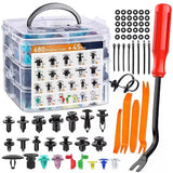 800pcs-100Pcs Car Fastener Clip Kit Fender Rivet Clips