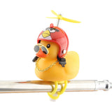 Motorcycle Accessories Cute Duck with Propeller Helmet Broken