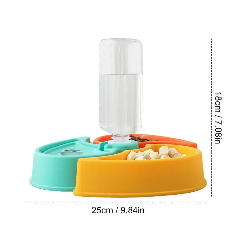 Cat Water And Food Bowl Cat Feeding &