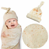 Burrito Baby Blanket Swaddle Flour Tortilla Swaddle Blanket