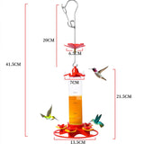 Outdoor Hanging Hummingbird Feeder Anti Ant Garden Courtyard