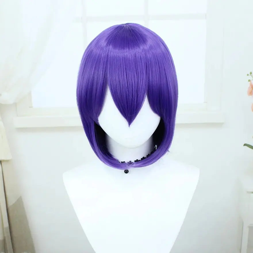 Short 11.8 Inches Straight Synthetic Wig for Cosplay