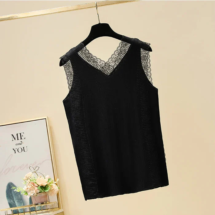 Large Plus Size 3XL 4XL Women Knitted Vest