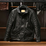 Vintage Chic Leisure Lapel Black Brown Add Fat
