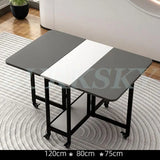 Table Folding Dining table Movable Table Set Dining