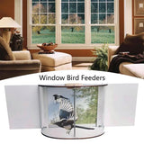 New Indoor Window Bird Feeder 180 degree Panoramic