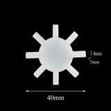 5 Pcs PTFE Magnetic Stirrer Stir Bar/Spin Bar