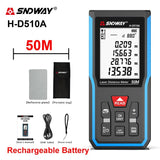 SNDWAY Laser Distance Meter 40M/50M/120M Digital Tape Measure