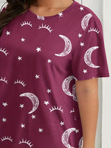 Plus Size Women's Home Sleeping Dresses Oversized Size