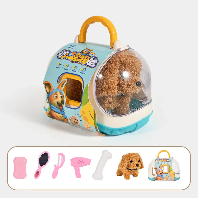 Children Pretend Play Pet Care Set Simulation Electric